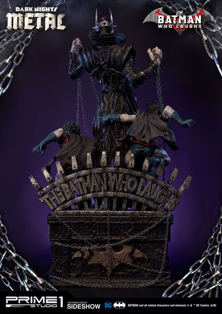 bat who laughs statue