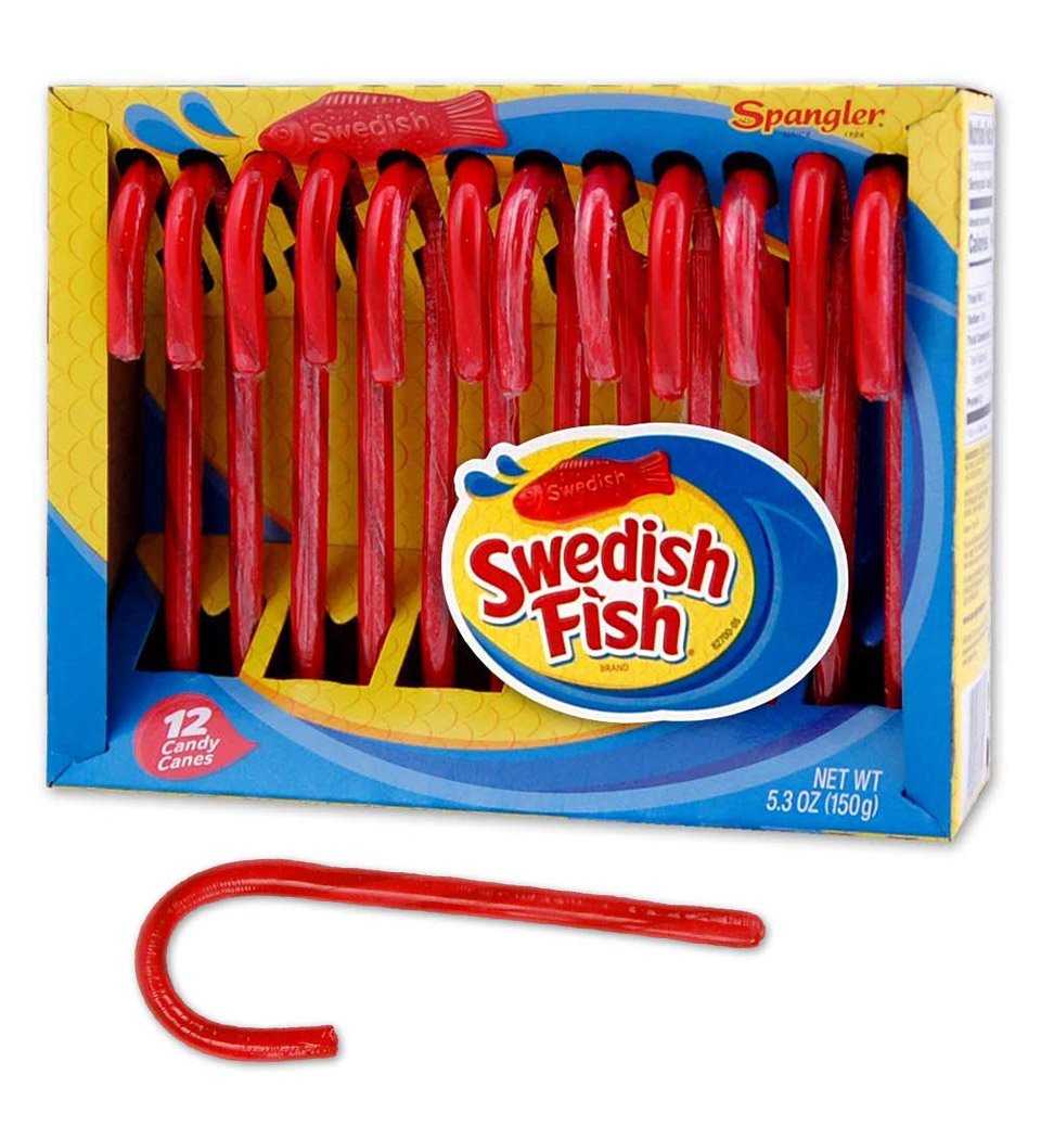 Swedish Fish Candy Canes