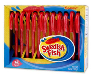Swedish Fish Candy Canes