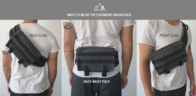 The Evermore Origin is a MOLLE-compatible Sling Bag for Carrying Your ...