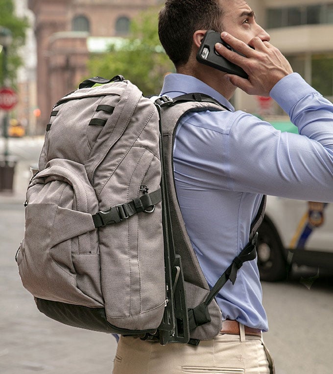 HoverGlide Backpacks Float on Your Back to Reduce Stress on Your Joints