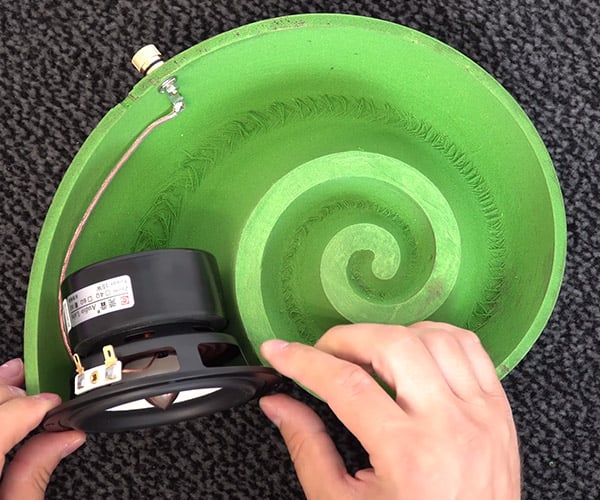 3D Printed Spiral Speakers
