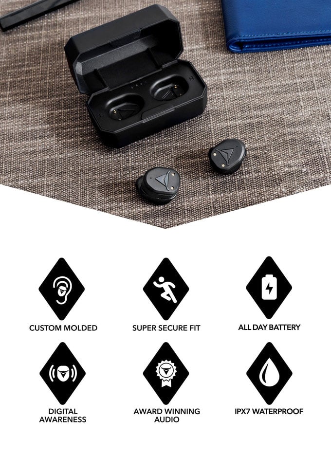 Black Diamond Wireless Earphones