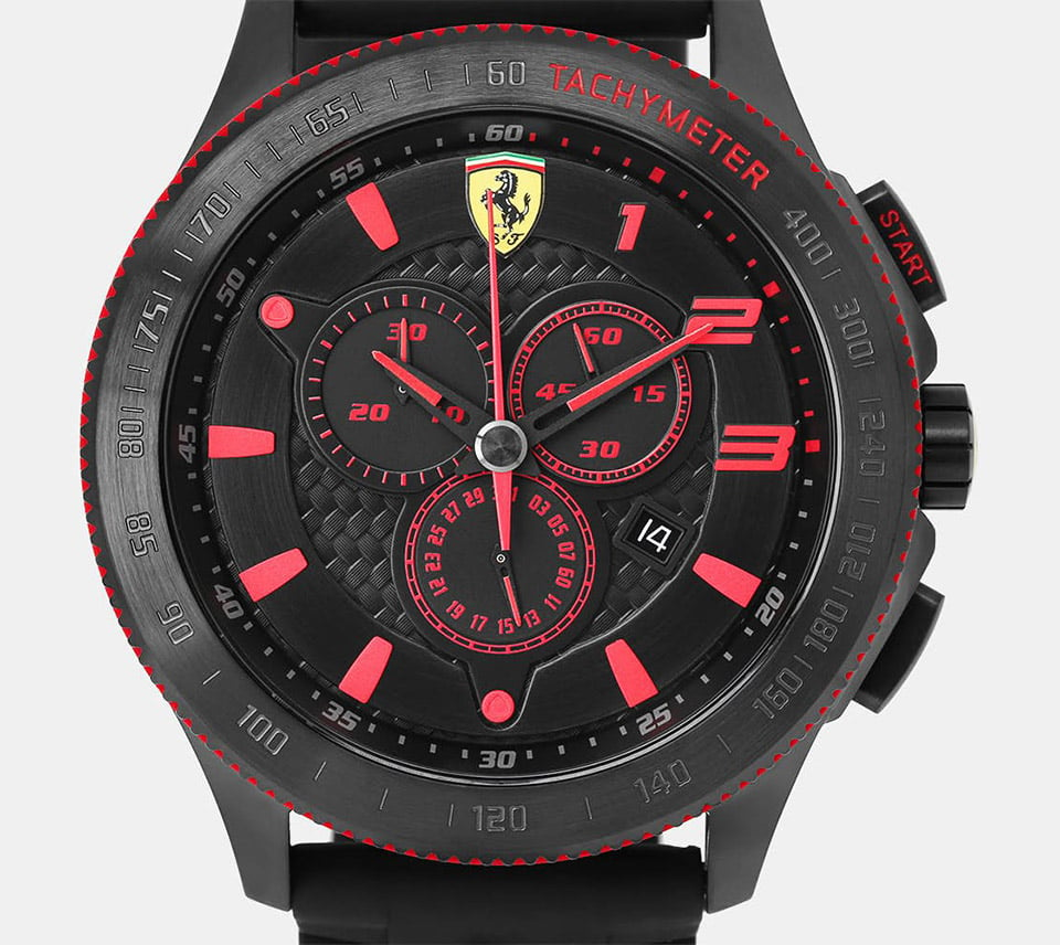 SCUDERIA FERRARI Red Rev Analog Watch - For Men - Buy SCUDERIA FERRARI Red  Rev Analog Watch - For Men 830245 Online at Best Prices in India |  Flipkart.com