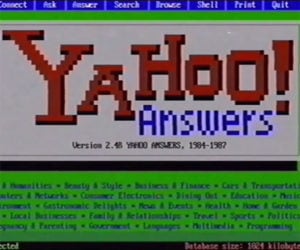 Yahoo! Answers in the ’80s