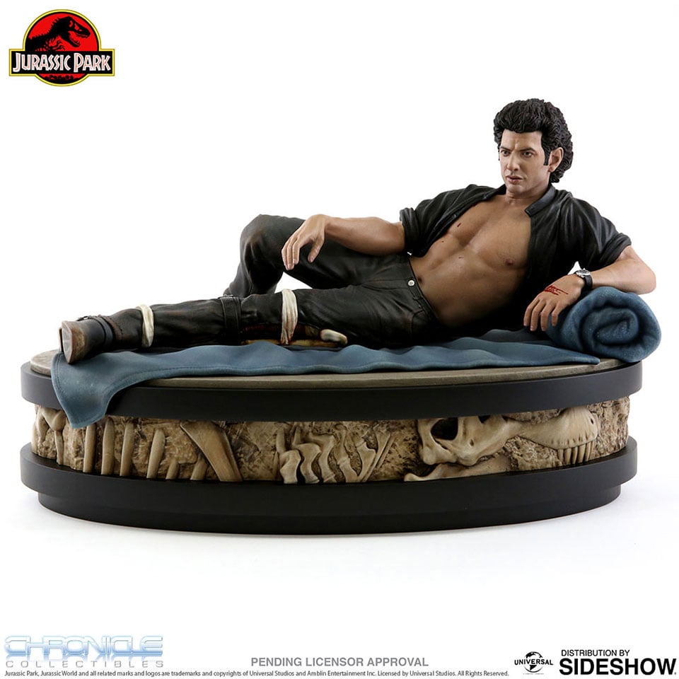 Jurassic Park Ian Malcolm Statue