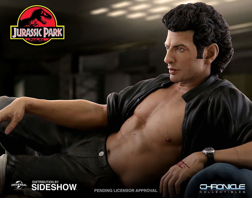 Jurassic Park Ian Malcolm Statue