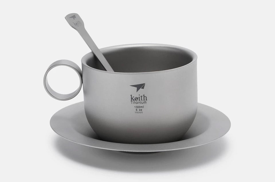 Keith Titanium Coffee Cup Set
