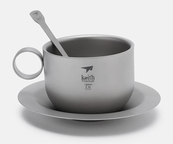 Keith Titanium Coffee Cup Set