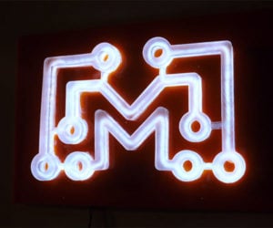 3D Printing a Faux Neon Sign