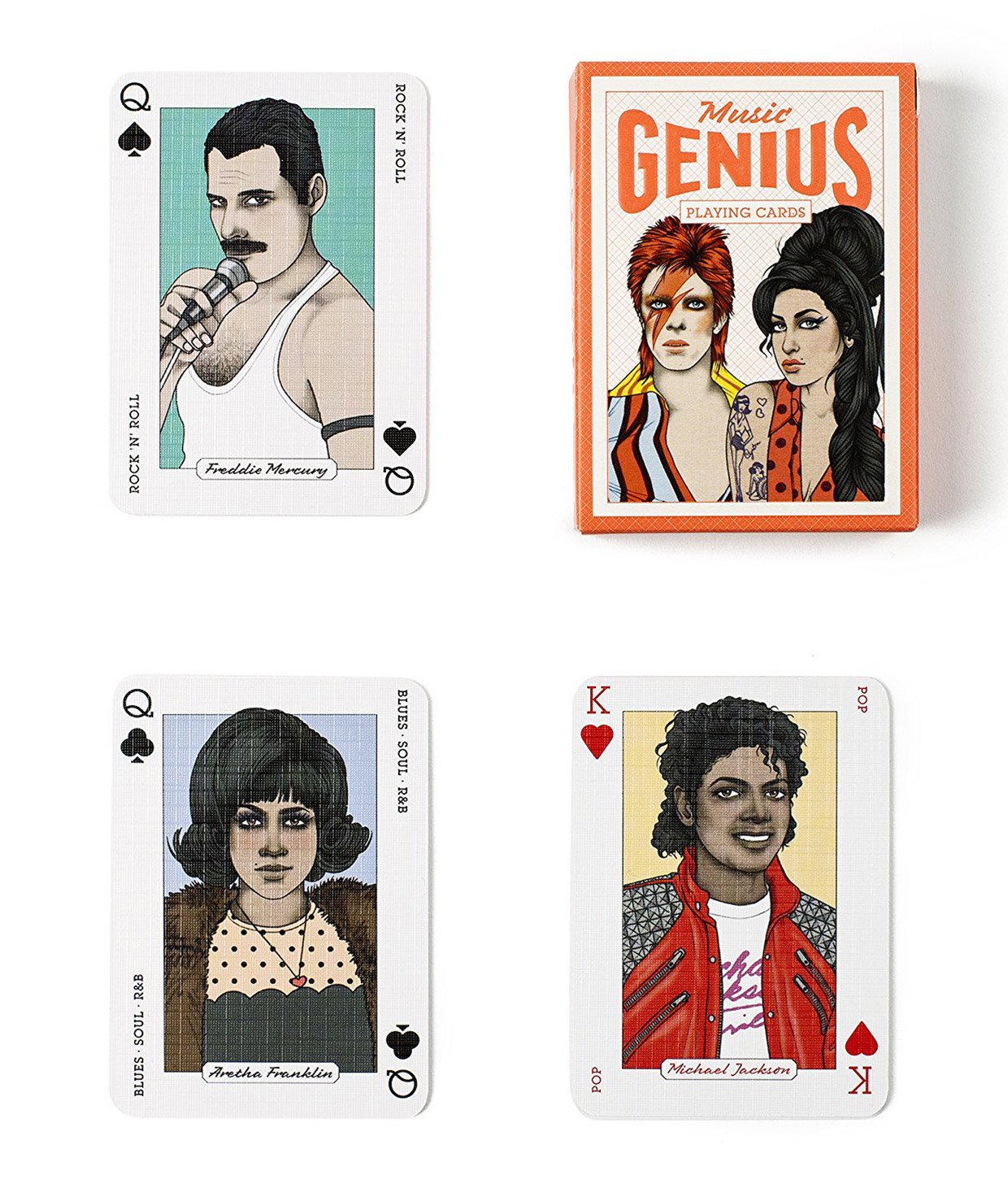 Music Genius Playing Cards