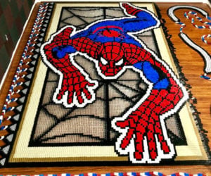 Spider-Man in Dominoes