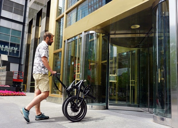 carbo folding electric bike