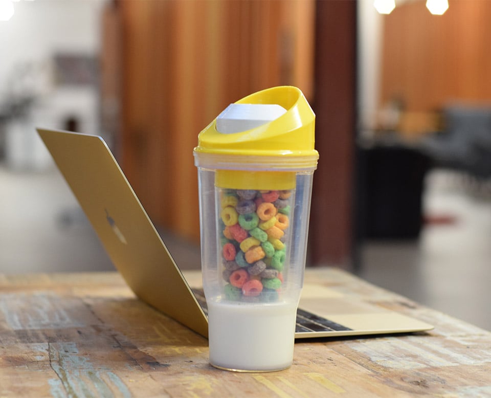 Eat Cereal Anywhere, Anytime with the CrunchCup
