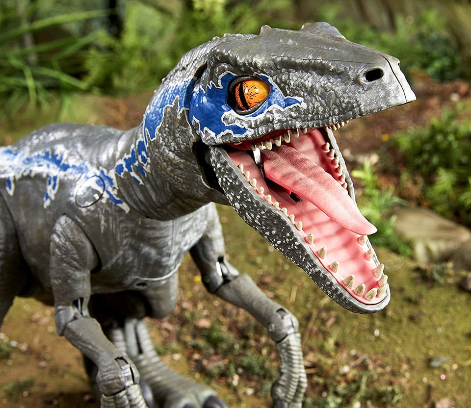 Jurassic world alpha training cheap blue toy