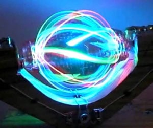 Spinning LED Light Ball