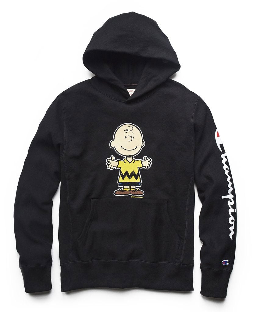 Champion peanuts hoodie todd snyder hotsell