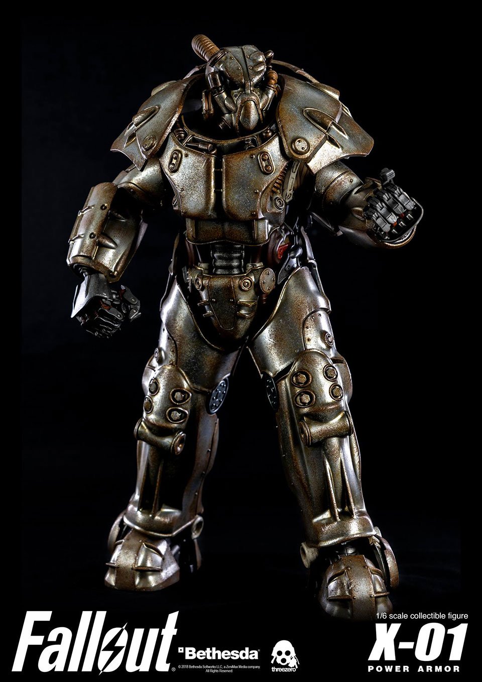 Fallout 4s X 01 Power Armor Gets A Highly Detailed Action Figure