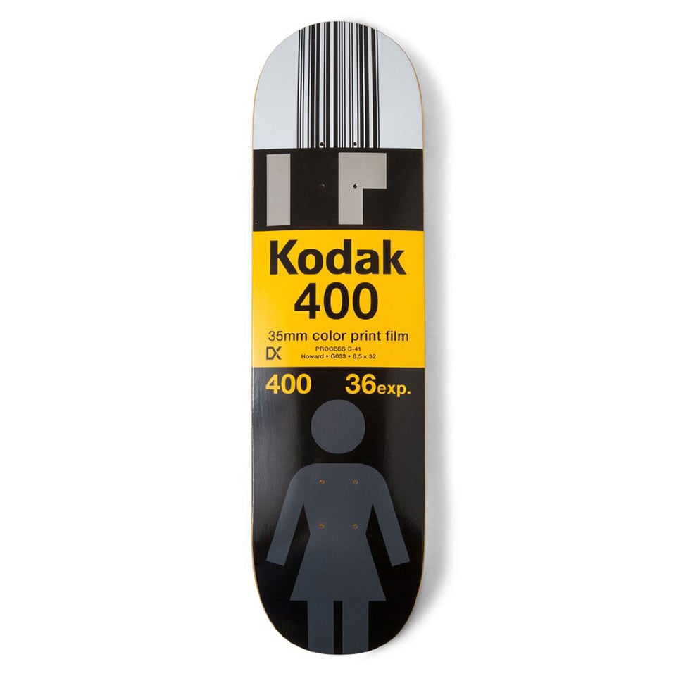 Girl x Kodak Skateboard Decks