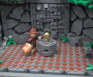Raiders of the Lost Ark LEGO Diorama