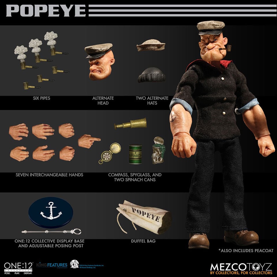 Mezco Popeye Action Figure