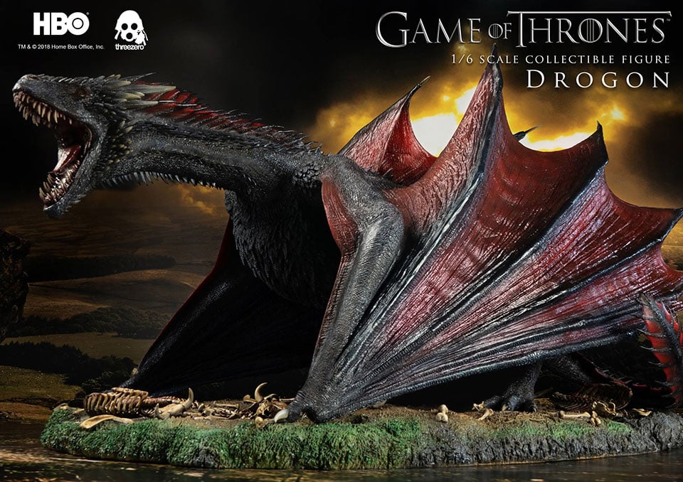 Threezero Drogon Statue