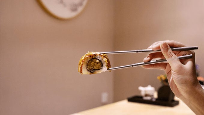 Collapsible Titanium Chopsticks