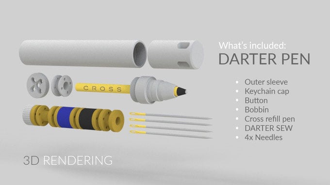 Darter Pen & Sewing Kit