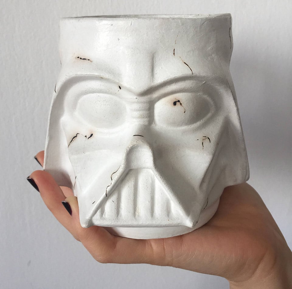 Darth Vader Raku Mugs