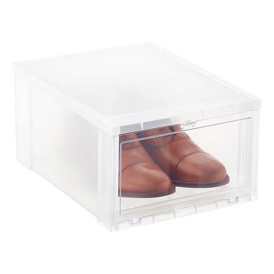 Drop-Front Shoe Box