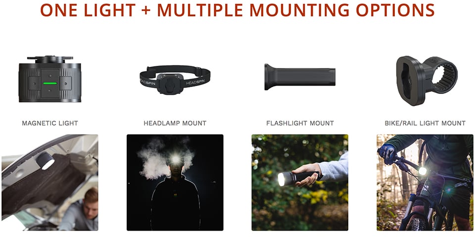 HeadSpin Convertible Light