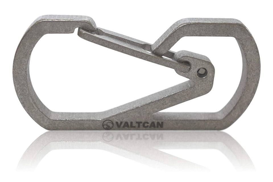 Valtcan Titanium Carabiner Keyring