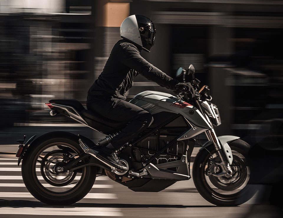 The Zero SR/F Electric Motorcycle is a Connected and 