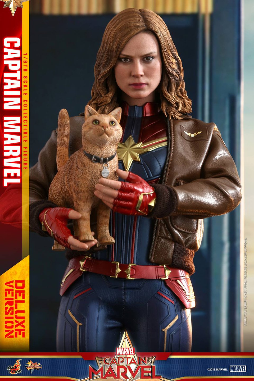 Check Out Hot Toys Action Figure Of Brie Larson As Captain Marvel