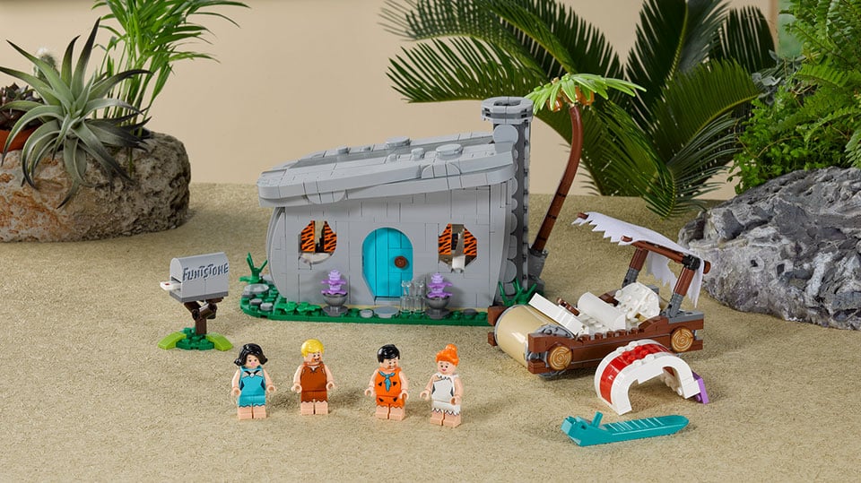 You Can Now Own the Flintstones their Home and Car as a LEGO Set