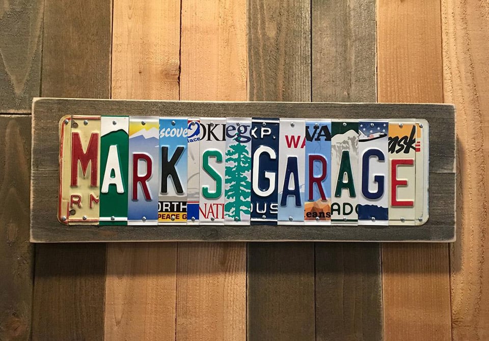 License Plate Signs