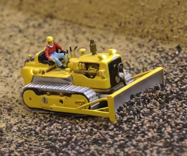 micro scale rc trucks excavators