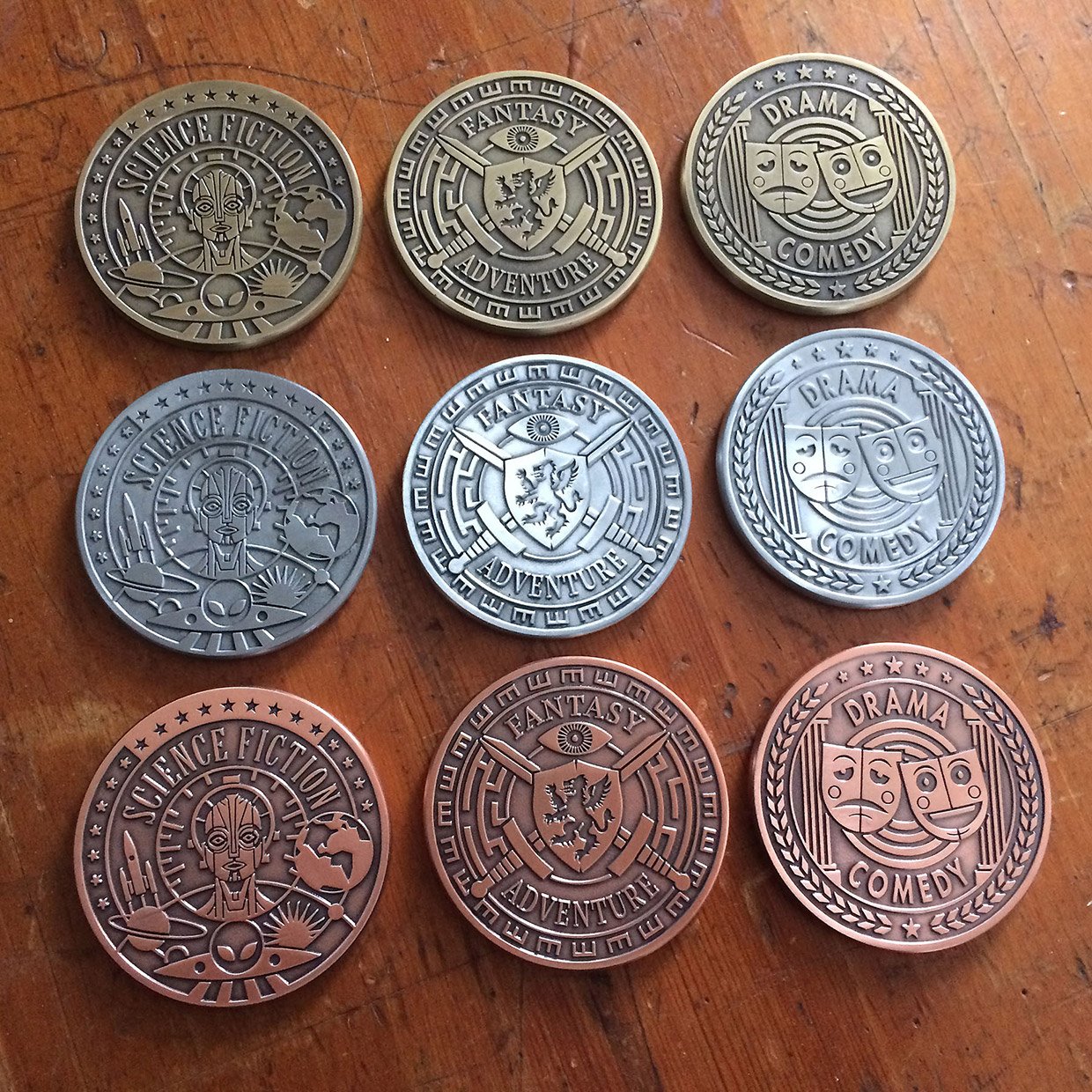 Movie Genre Coins