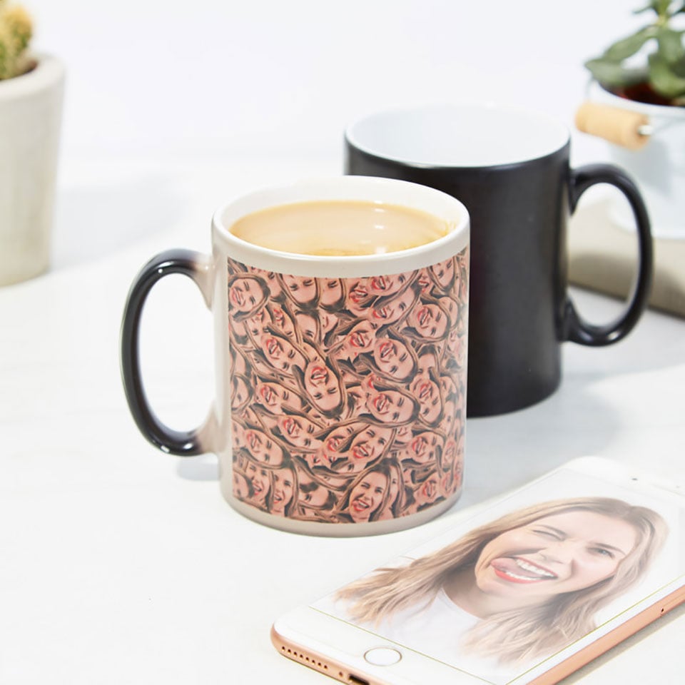 Heat Activated Mug, Personalization Available