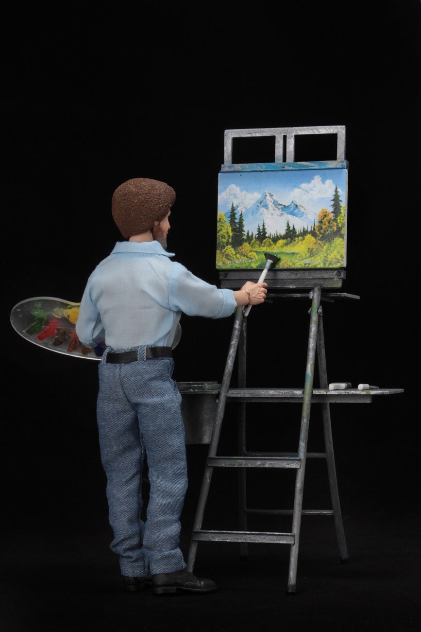 bob ross action figure