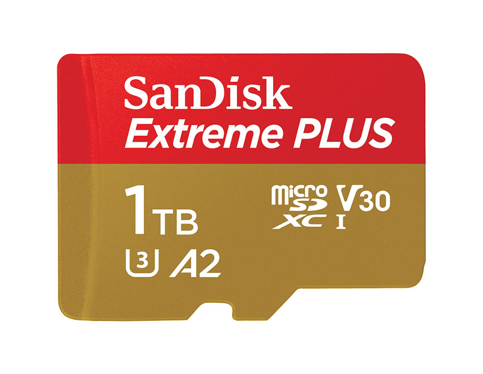 Sandisk's Extreme Plus Micro SD Cards Will Soon Get a 1TB