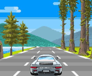 Scenic Roads Pixel Art