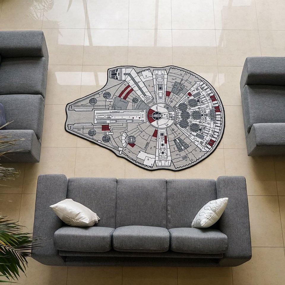 Star Wars Millennium Falcon Rug