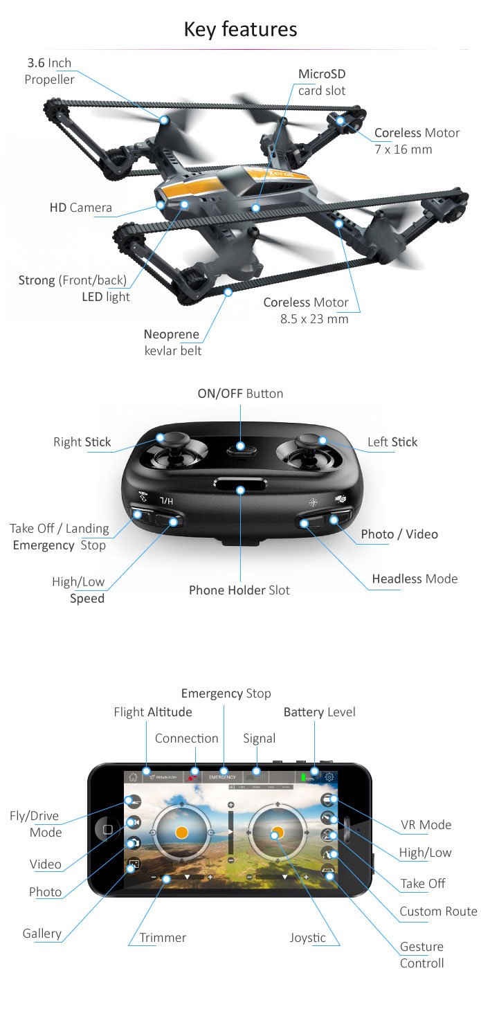 X store tankcopter drone