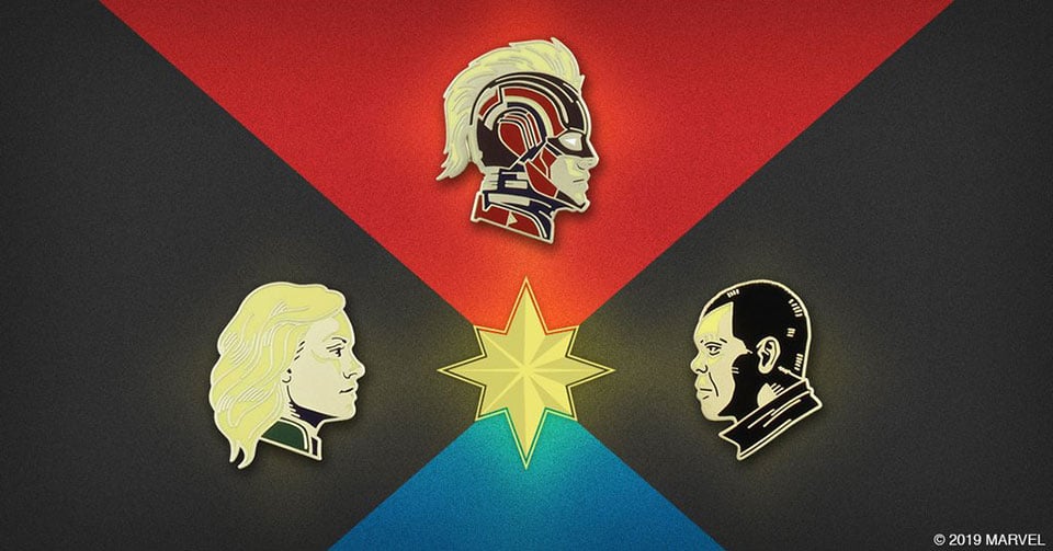 Mondo Captain Marvel Posters & Pins