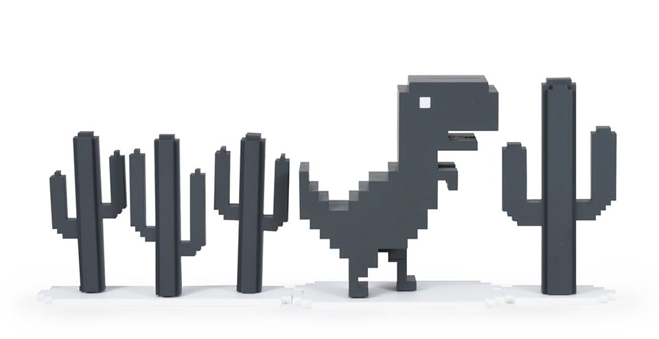 The Dinosaur Game from Google Chrome is Now a Toy