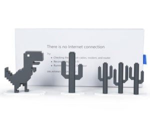 Google Chrome Dinosaur Set