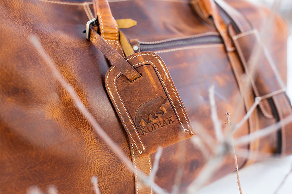 Kodiak Leather Duffel Bags