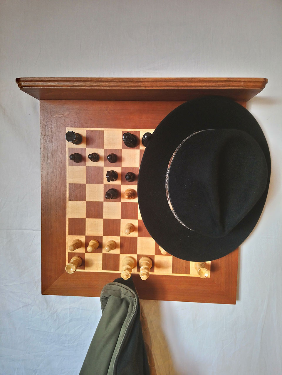 Chessboard Coat Rack
