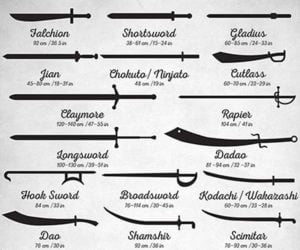 Common Sword Types Poster